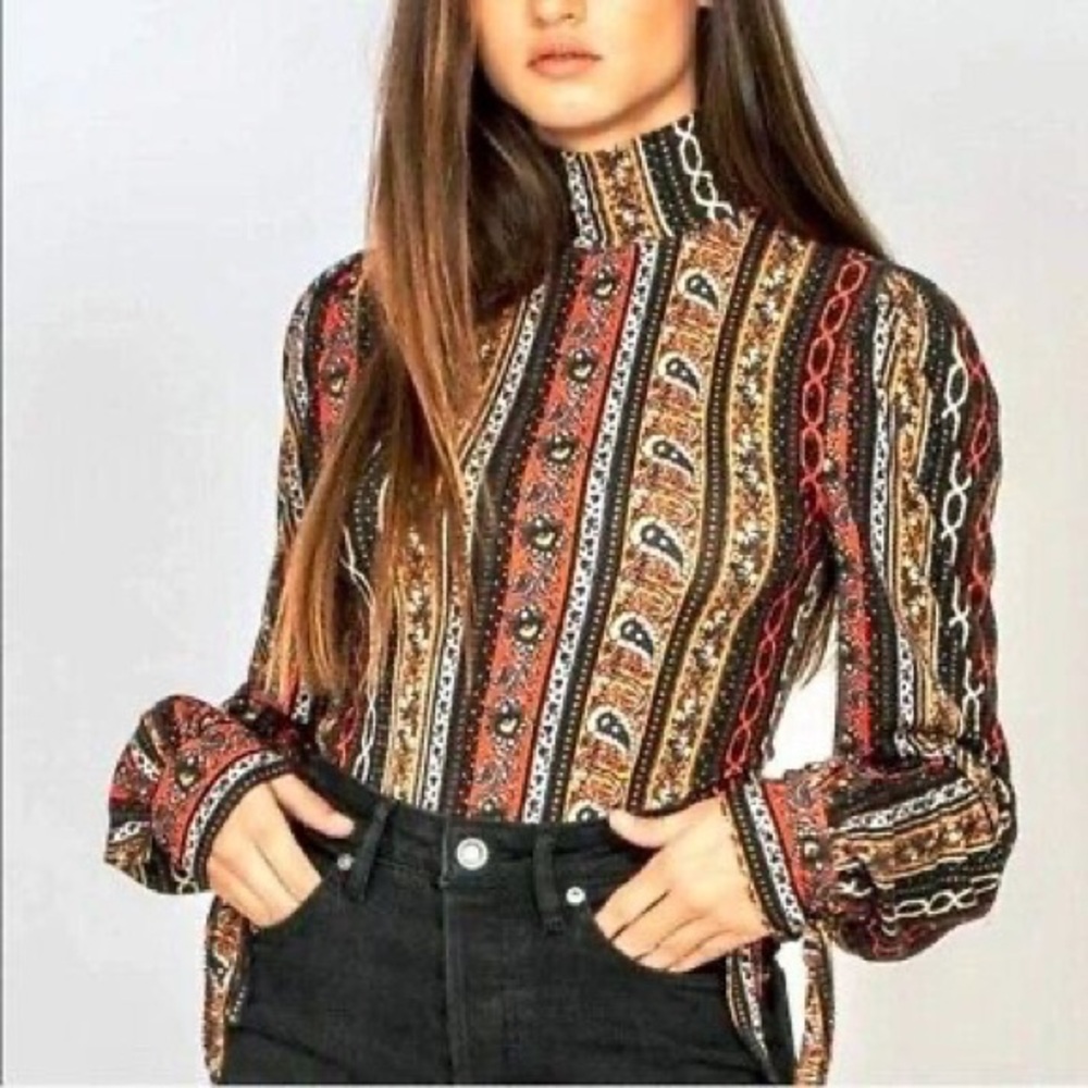 Free People Donatella Turtleneck Top